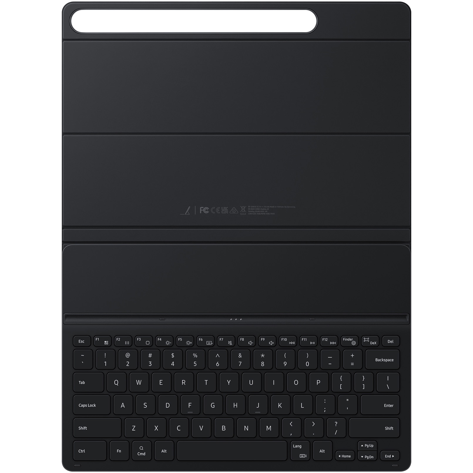 Husa de protectie Samsung Book Cover Keyboard pentru Galaxy SlimTab S9+, Black