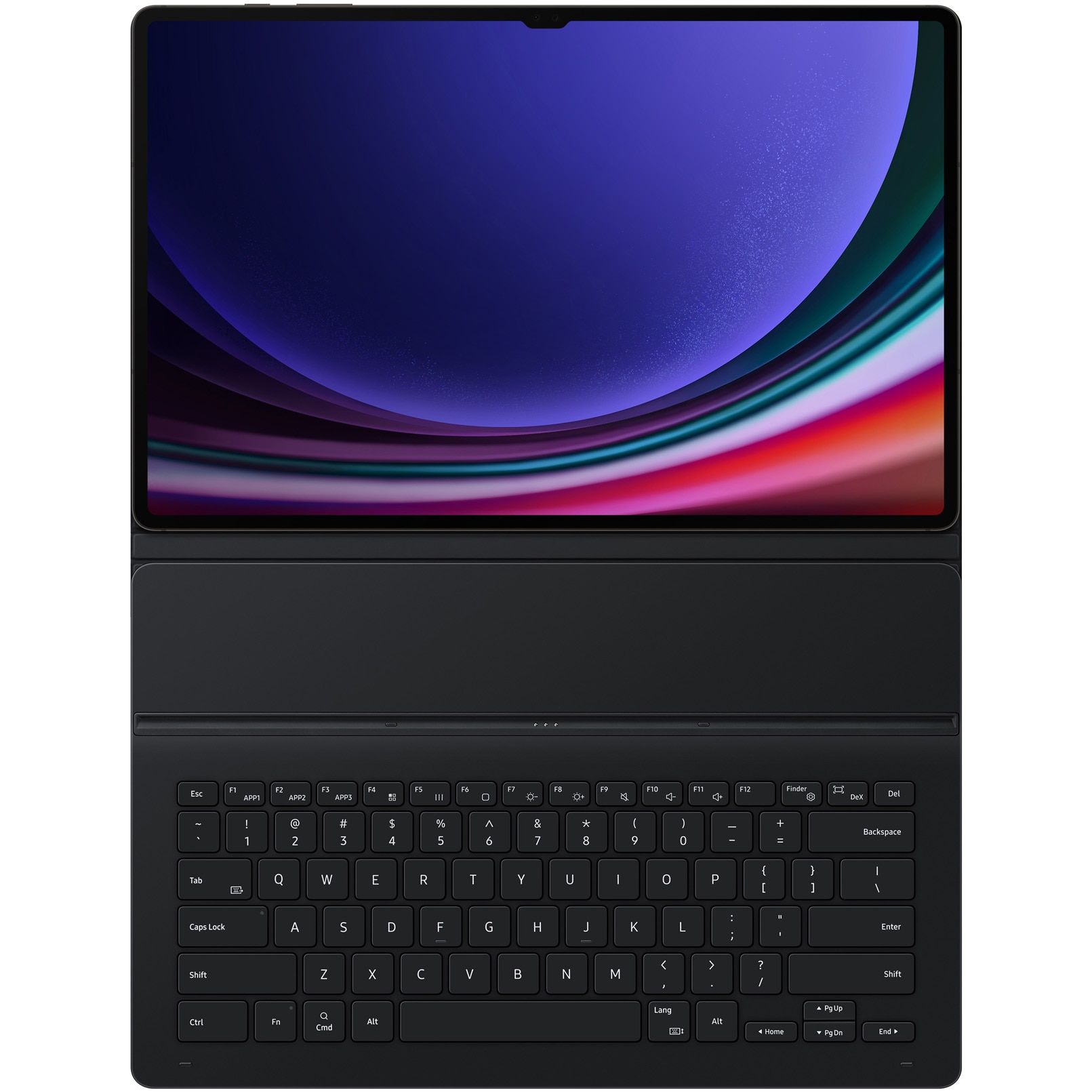 Husa de protectie Samsung Book Cover Keyboard pentru Galaxy SlimTab S9 Ultra, Black