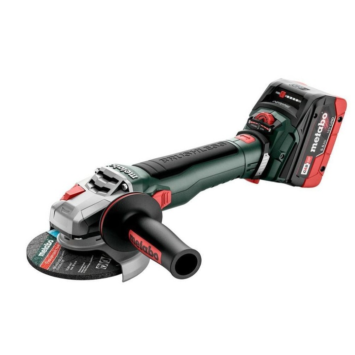 Ъглошлайф Metabo Angle wvb 18 Lt Bl 11-125 Quick 2X5,5Ah Lihd Metabox