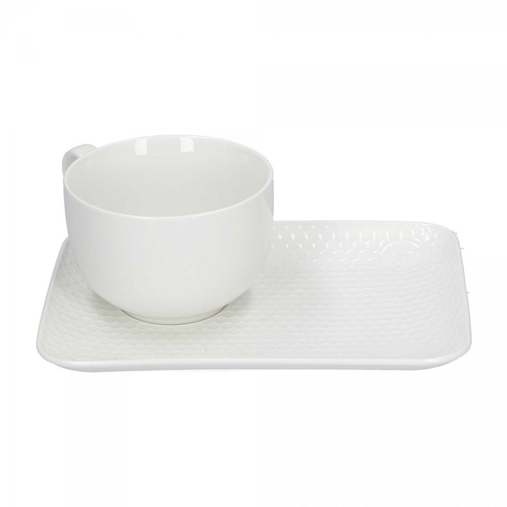 Set Mic dejun 300 Ml Aperegina La Porcellana Bianca