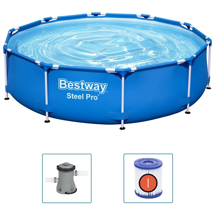 Плувен басейн Bestway Steel Pro, 305x76 см, 17.65 Kg