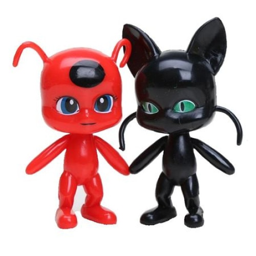 Figurine Miraculous - Cat Noir & Plagg Pop 10cm - Funko