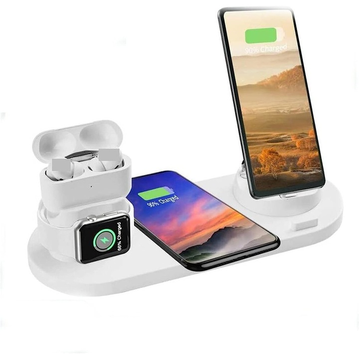 6 AZ 1-BEN univerzális vezeték nélküli töltő