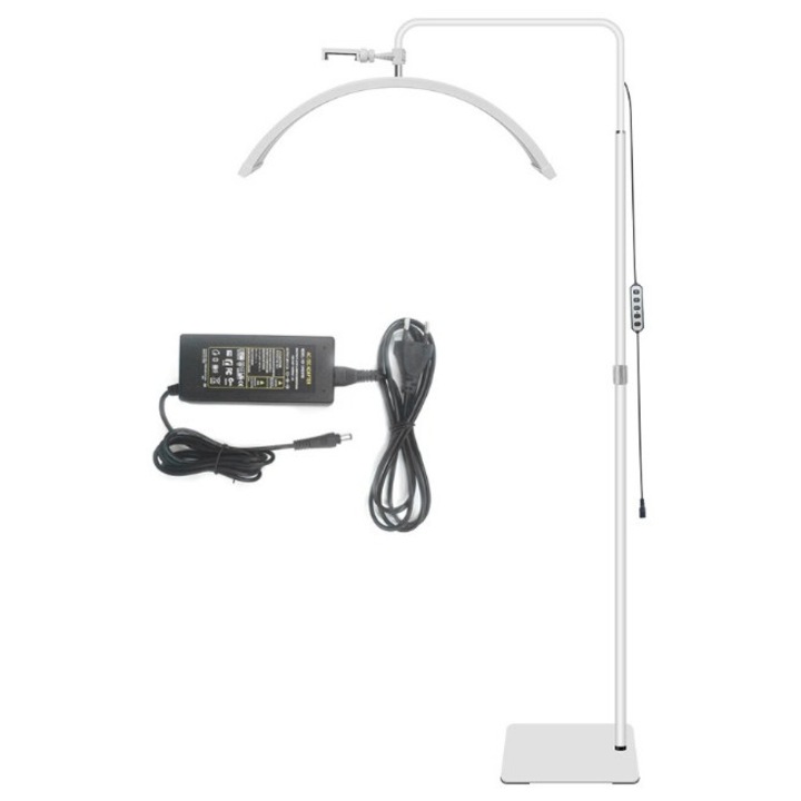 Holdfény félhold lámpa, Ø 60 cm, Hideg/meleg fény 360 fokos elforgatással, 30W, Fehér