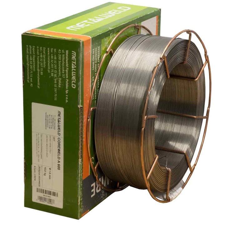 Sarma sudura pentru Incarcare Dura Coreweld A600 HRC 57 – 62 de 1.6mm, 15 Kg