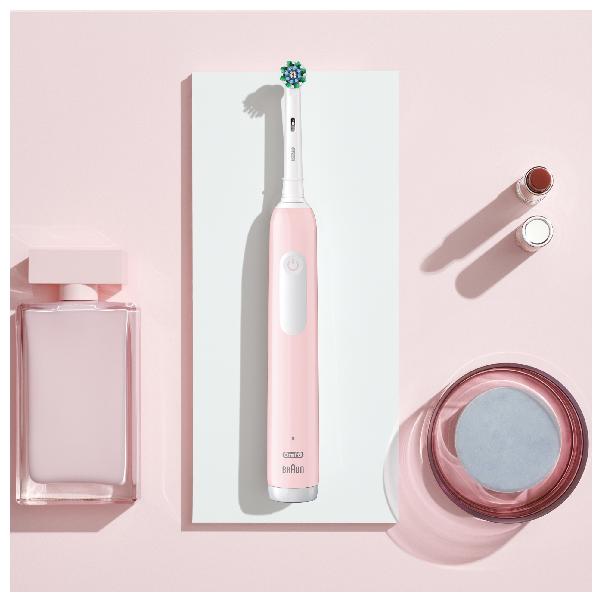 Periuta de dinti electrica, Oral-B, Pro Series 1, Roz - eMAG.ro