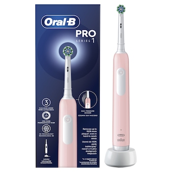 Periuta de dinti electrica, Oral-B, Pro Series 1, Roz