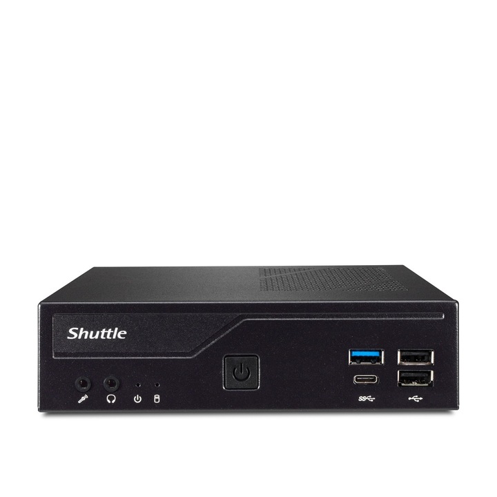 Asztali PC Shuttle Barebone XPC slim DH610, 0 GB RAM, nincs tárhely, nincs optikai meghajtó, nincs operációs rendszer