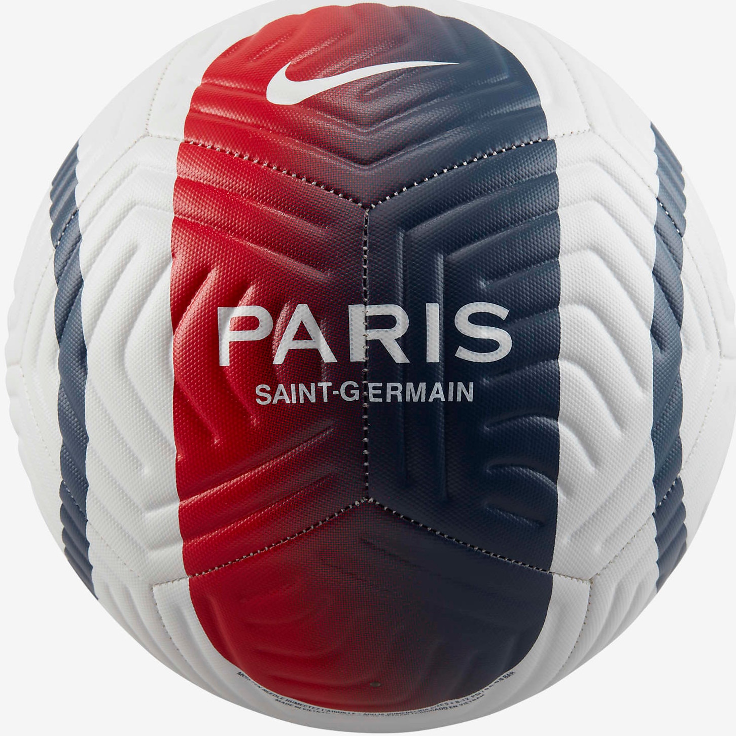 Футболна топка Nike Paris Saint-Germain Academy, Размер 5, Бял/Червен ...