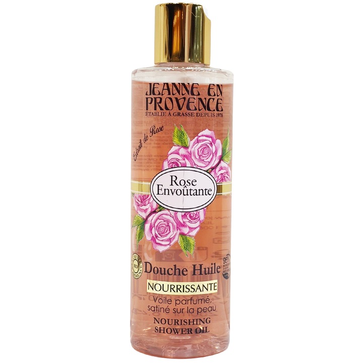 Bio tusolóolaj, rózsákkal, 250 ml Jeanne en Provence