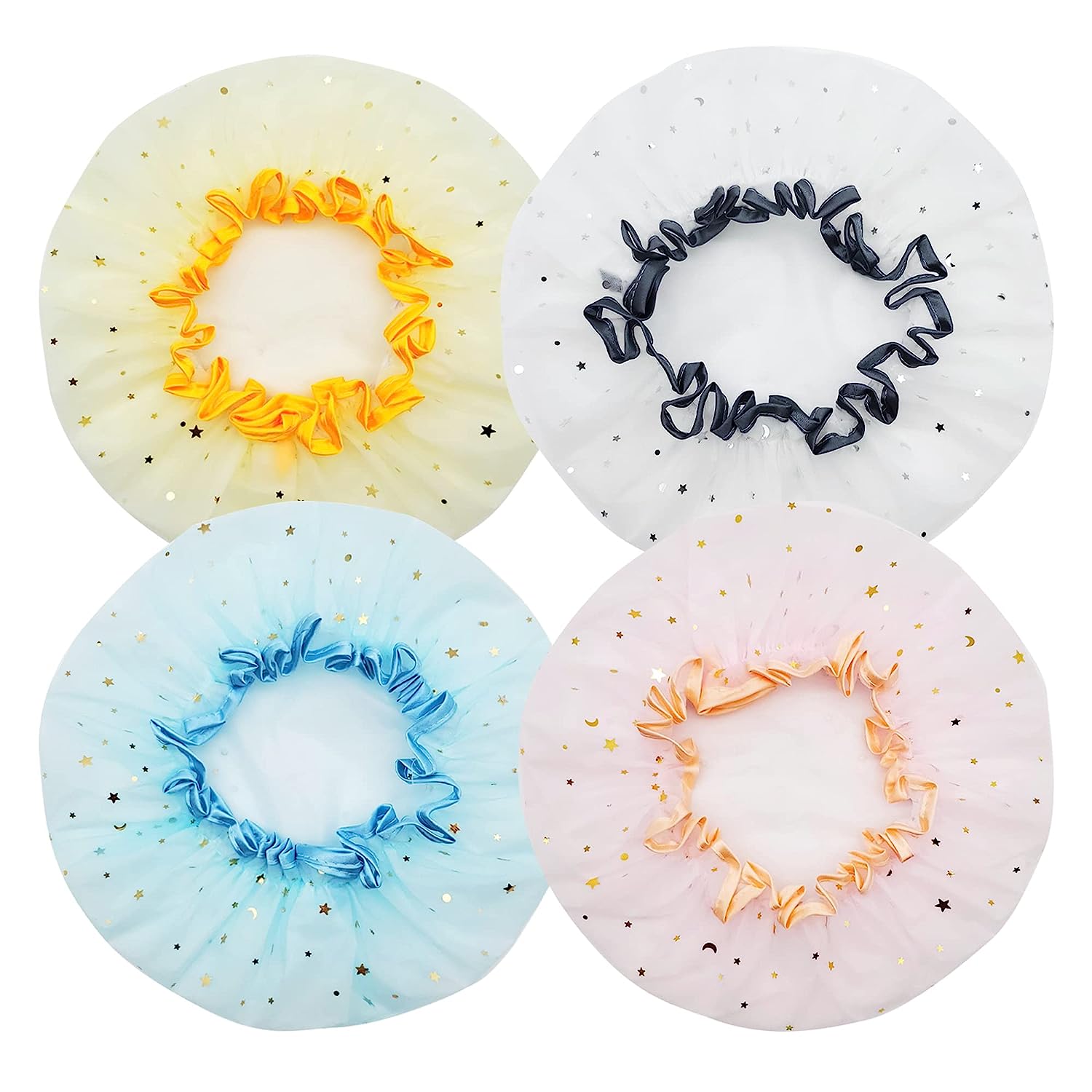Set de 4 casti de par, Multicolor - eMAG.ro