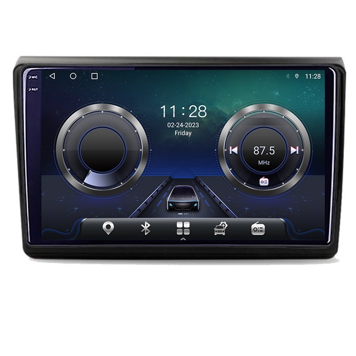 Navigatie Fiat BRAVO 2007-2014 C-BRAVO Android Octa Core Ecran 2K QLED GPS 4G 4+32GB 360 KIT-BRAVO+EDT-E409-2K