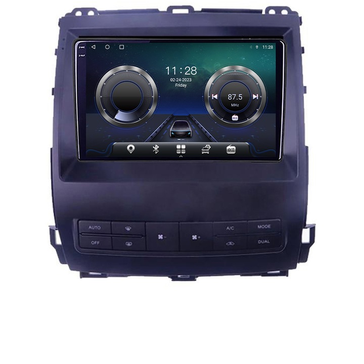 Dedikált navigációs Toyota Prado J120 2002-2009 C- j120 Android Octa Core Screen 2K QLED GPS 4G 4+32GB 360 kit-j120+EDT-E409-2K