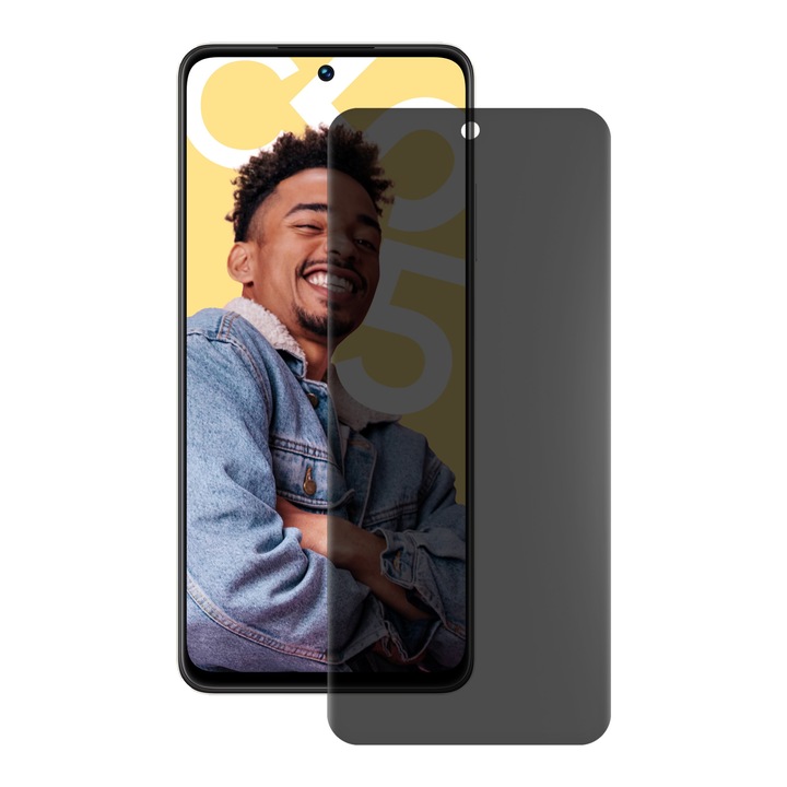 SILKASE matt adatvédő fólia Realme C55-höz, képernyővédő, szilikon