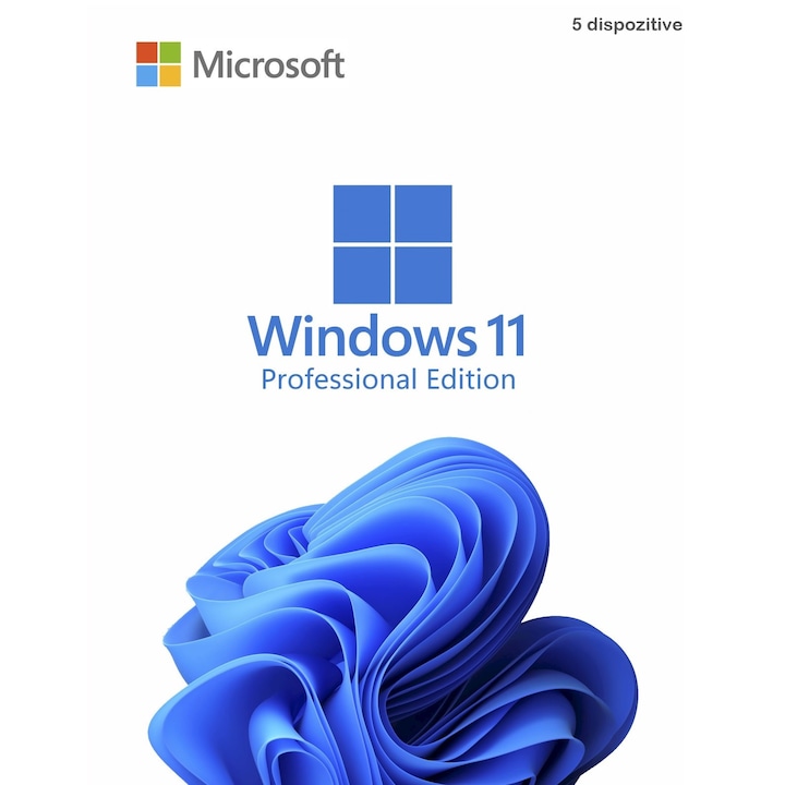 Microsoft Windows 11 Professional Retail, 5 eszköz