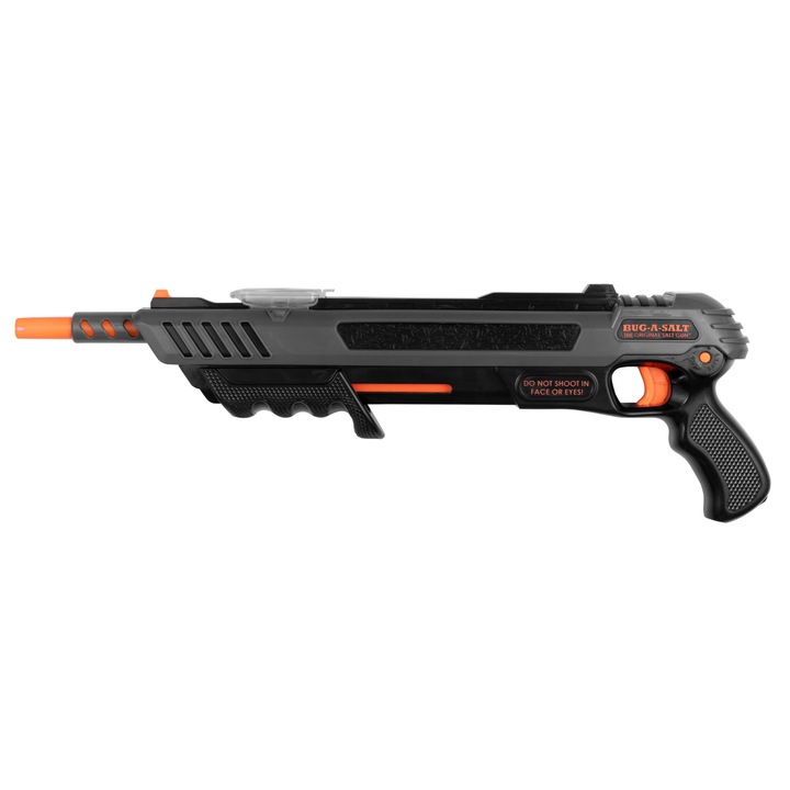 Carabinier pentru muste Bug-A-Salt Black Fly 3.0, Plastic, Negru/Portocaliu