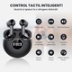 Casti Wireless Audio Xenomo® LUNA-X, fara fir, Bluetooth 5.3, Microfon HD, Tehnologie ANC-ENC, Control prin atingere, Functie Noise Cancellation, Afisaj digital, Carcasa Magnetica, Culoare Negru