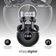 Casti Wireless Audio Xenomo® LUNA-X, fara fir, Bluetooth 5.3, Microfon HD, Tehnologie ANC-ENC, Control prin atingere, Functie Noise Cancellation, Afisaj digital, Carcasa Magnetica, Culoare Negru