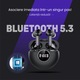 Casti Wireless Audio Xenomo® LUNA-X, fara fir, Bluetooth 5.3, Microfon HD, Tehnologie ANC-ENC, Control prin atingere, Functie Noise Cancellation, Afisaj digital, Carcasa Magnetica, Culoare Negru