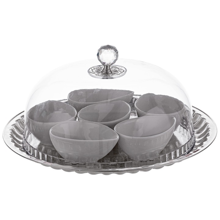 Set 6 boluri servire din ceramica model lacrima