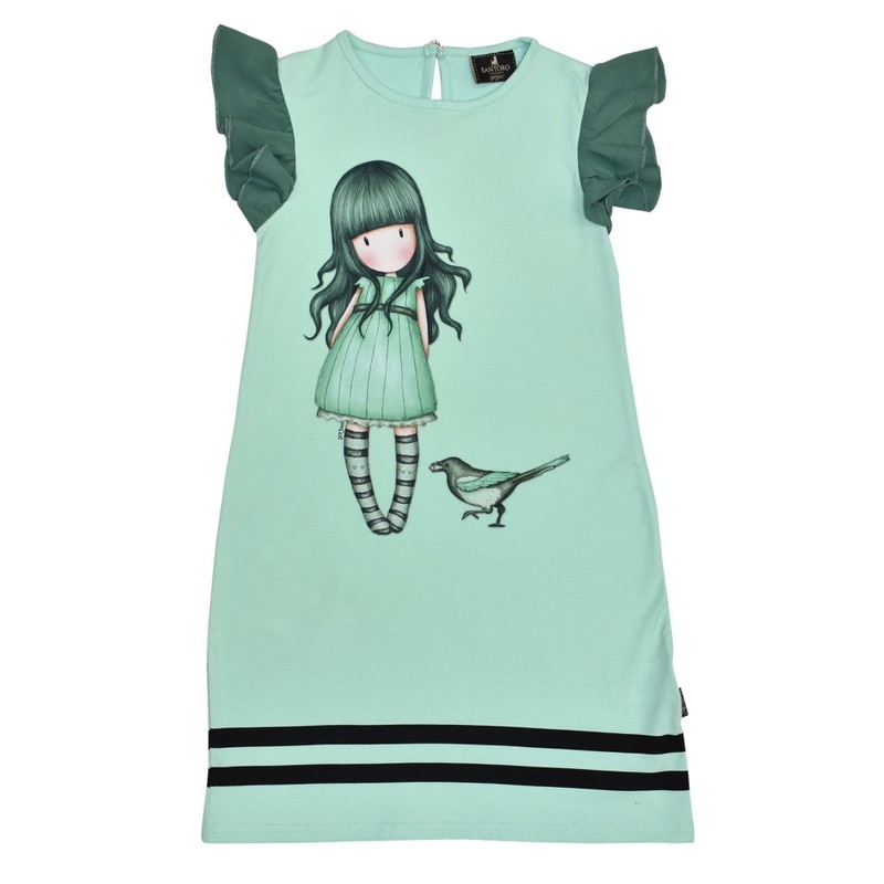 Rochie copii Gorjuss I Stole Your Heart 10 ani verde eMAG.ro