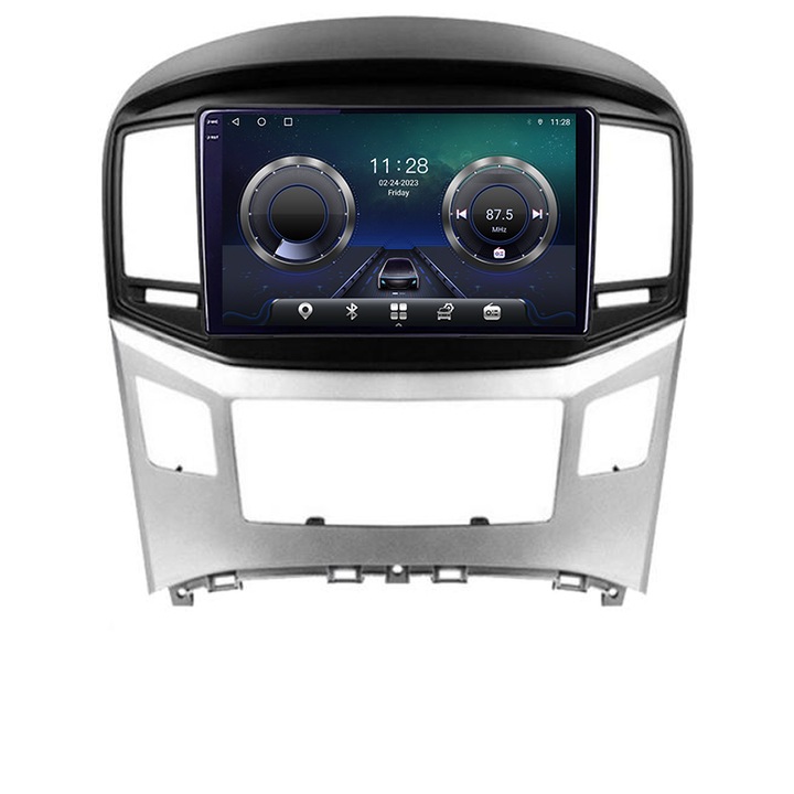 Navigatie Hyundai H1 Starex 2016- C-h1 Android Octa Core Ecran 2K QLED GPS 4G 4+32GB 360 KIT-h1+EDT-E409-2K