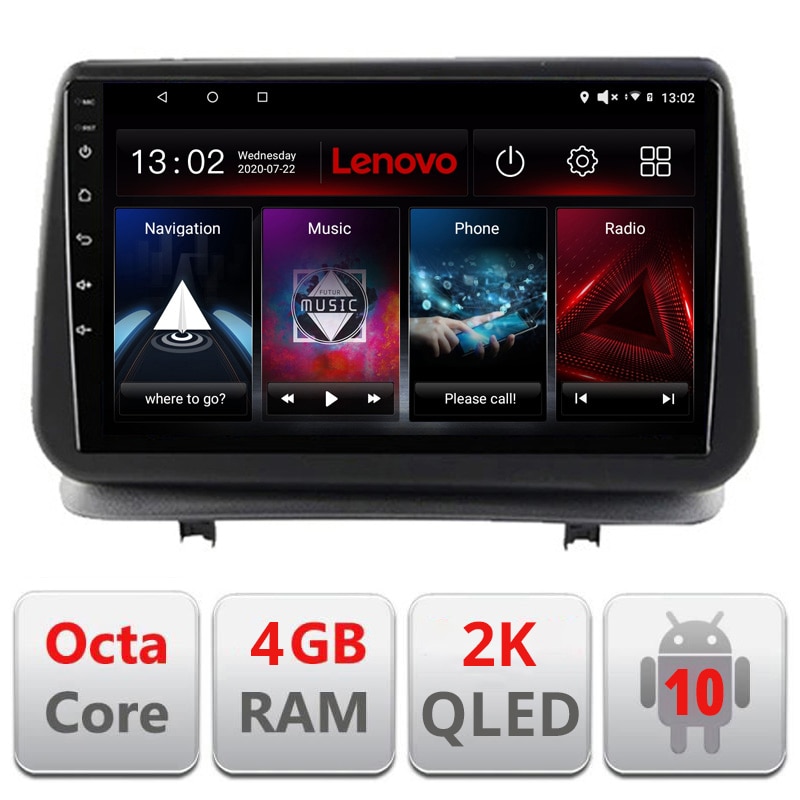 Autoradio Android 15 Pour Renault Clio 3 (2005-2014) - Écran 9" Tactile, Qualcomm 8 Cœurs, CarPlay/Android Auto Sans Fil, DSP, Caméra Recul - 3