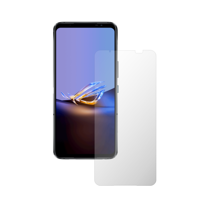 Комплект от 2X iSkinz защитно фолио за екран за Asus ROG Phone 6D Ultimate - удобно за калъфа, Invisible Skinz HD, ултра-прозрачен силикон с пълно покритие, залепващ и гъвкав
