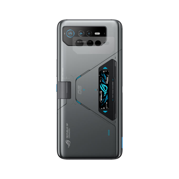 Комплект от 4X защитно фолио за камера iSkinz за Asus ROG Phone 6D Ultimate - Invisible Skinz HD, ултра-прозрачен силикон с пълно покритие, залепващ и гъвкав