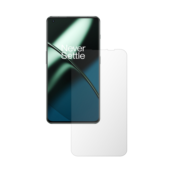 Комплект от 2X iSkinz протектор за екран за OnePlus 11 - пълен изрез, невидим Skinz HD, ултра-прозрачен силикон с пълно покритие, залепващ и гъвкав