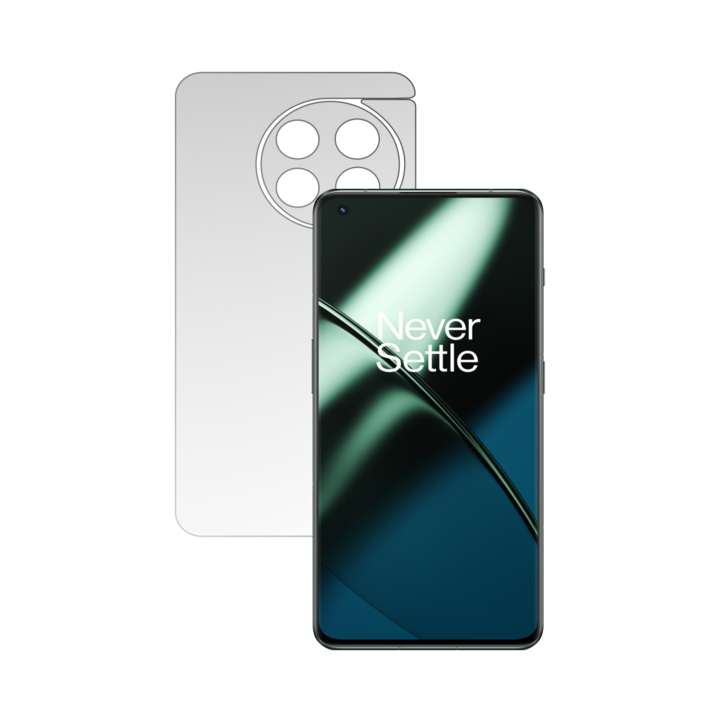 ISkinz Matte Back Protective Film за OnePlus 11 - Invisible Skinz Matte, Simple Cut, Matte Silicone Anti-Fingerprint, Anti-Reflective for the back case, Transparent Adhesive Skin