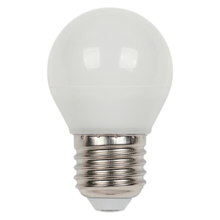 Комплект от 5 LED крушки E27 G45 2W 230V 5lm, идеални за светещи гирлянди, бели