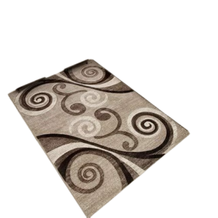 Незалепващ килим, полипропилен / имитация на кашмир, бежово-Нюанте, 80x300 см