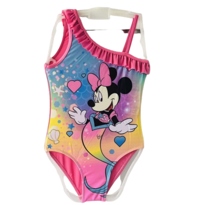 Lány fürdőruha Minnie fukszia 128 cm MIN23-0600