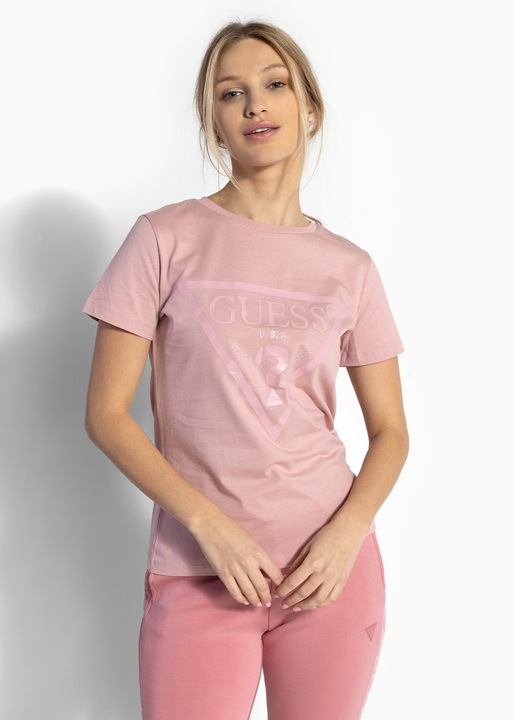 1119711769 Női rózsaszín póló GUESS ADELE SS CN TEE