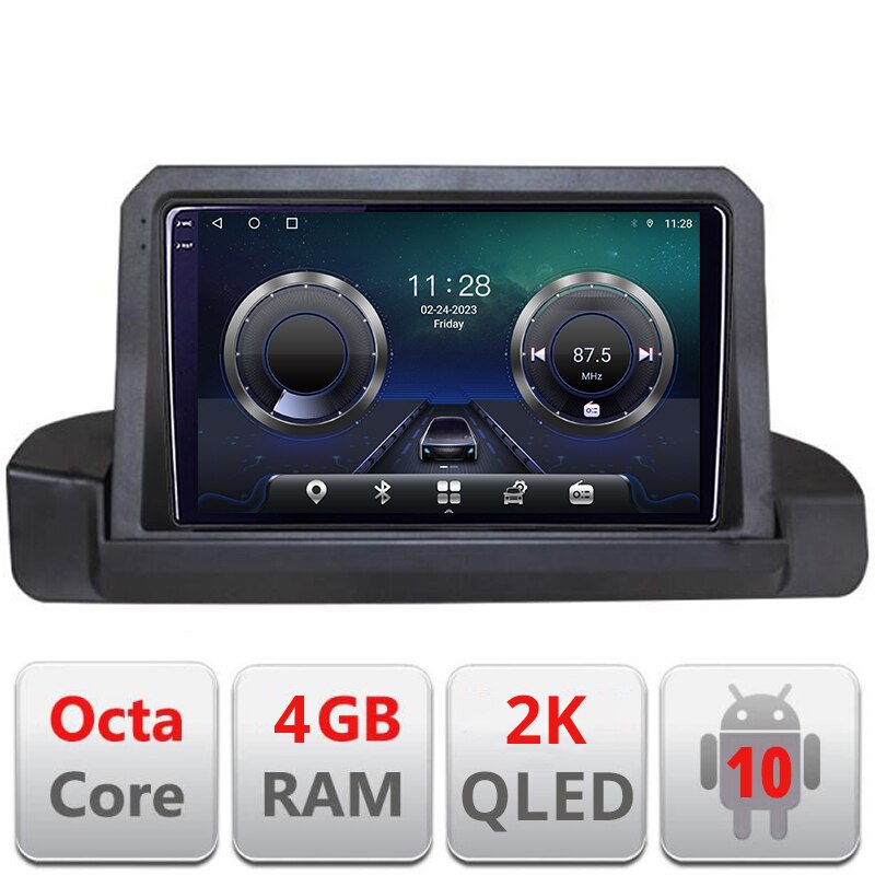Специализирана навигация BMW Series 3 E90 без фабричен екран Android ...