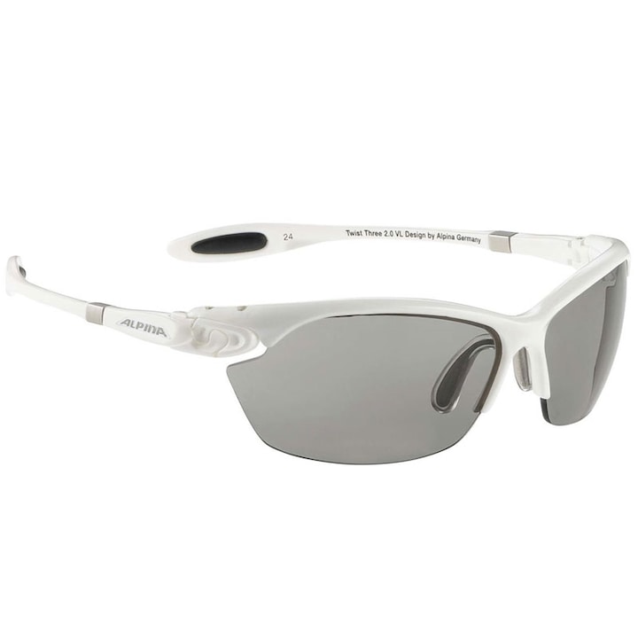 Ochelari pentru sport, Alpina, Alb
