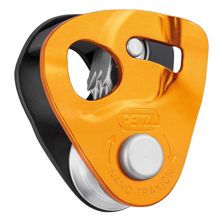 Скрипец за екстремни спортове, Petzl, Алуминий, 11 мм, Оранжев