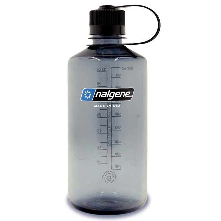 Бутилка за вода, Nalgene, Tritan, 1.0L, сива