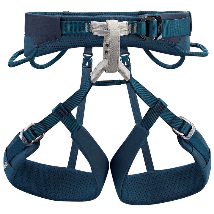 Ham de escalada, Petzl Adjama, ajustabil, polstrat, albastru, XL