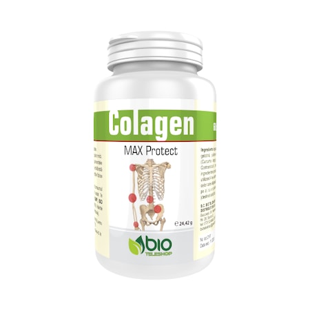 Supliment alimentar pentru oase si articulatii, BioTeleshop, Colagen Max Protect 60 capsule