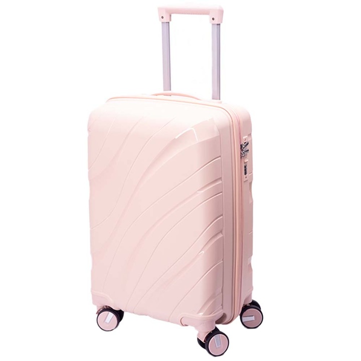 Dollcini, Световен куфар за пътуване 28", 73x 32 x 47 см, (357890-161A), светло розов