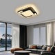Plafoniera PaTrata Cu Led-Uri, Goeco, 48w, Diametru 52cm, Temperatura De Culoare 3000k-6500k, 220v, Negru