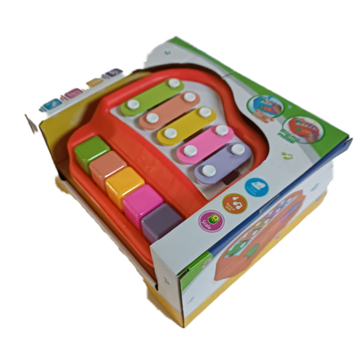 Jucarie Interactiva Pentru Copii, Pian, Sunete, 19 cm, Multicolor, Dalimag