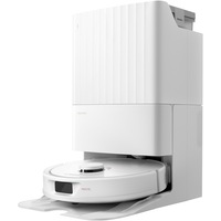 Robot de aspirare Roborock Q Revo cu statie de incarcare QR02-00, 5500 pa, mop dual 200 rpm, auto-umplere cu apa, auto-spalare mop, auto-golire recipient praf, tehnologie reactiva de evitare obstacole, mapare 3d rapida, control app, alb
