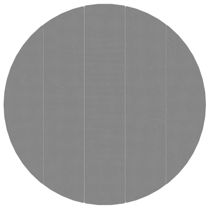vidaXL геотекстилно покритие за басейн, светло сиво, Ø550 см, полиестер