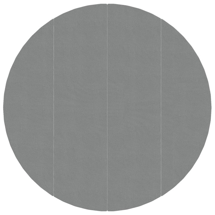 Acoperire geotextil piscina vidaXL, gri deschis, Ø428 cm, poliester