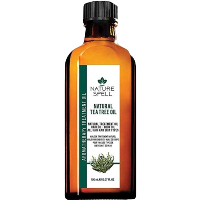 Ulei Natural de Arbore de Ceai, Nature Spell, Pentru par si piele, 150 ml