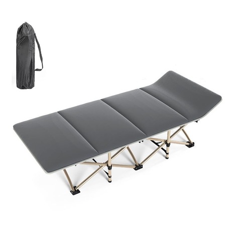 Pat pliant, Walalla, Metal, 190x65 cm, Gri