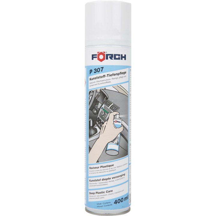 Műanyag karbantartó spray, Foerch, 400ml